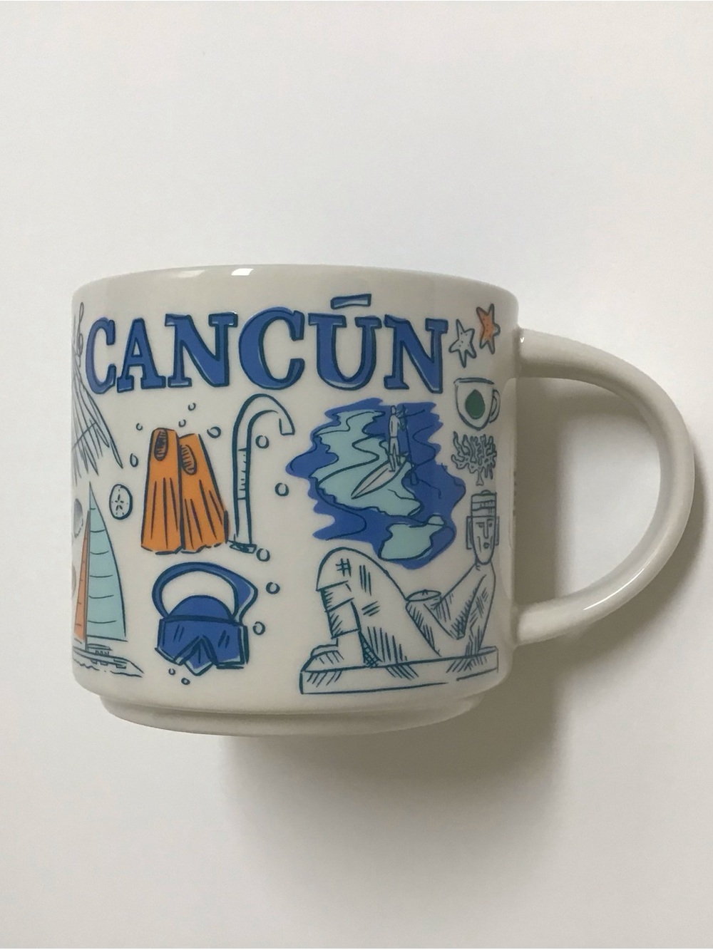 Starbucks CANCUN Destination Mug 14 oz Been There Across the Globe Series 2023 - Picture 16 of 16